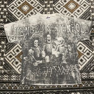 AVENGED SEVENFOLD Nightmare All Over Graphic Shirt